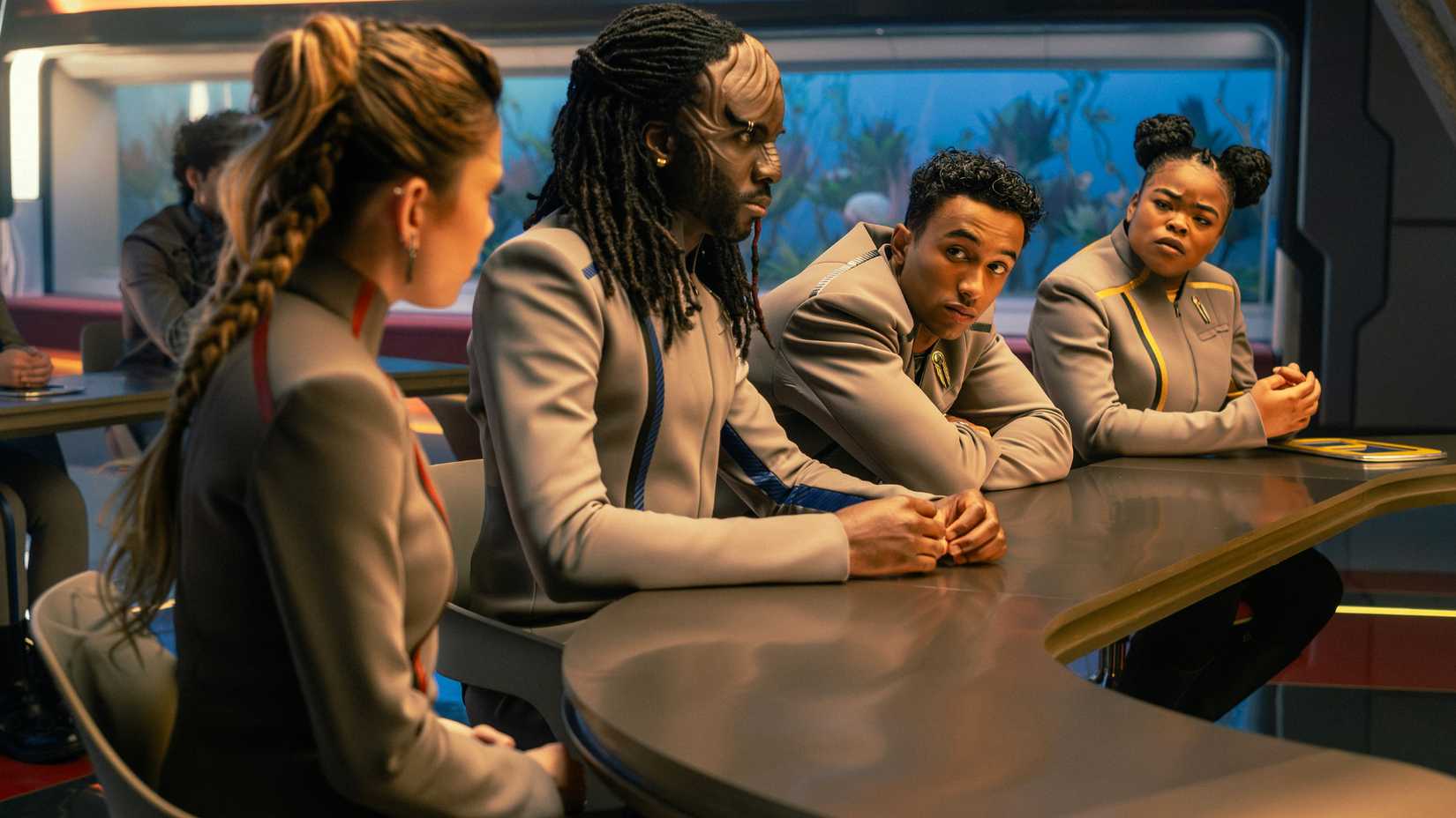 Die Kadetten der Star Trek Starfleet Academy debattieren