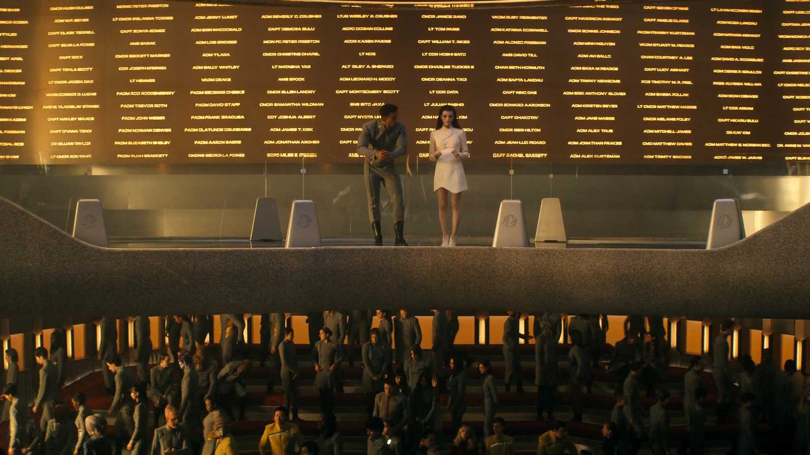 Starfleet Academy Wall of Heroes