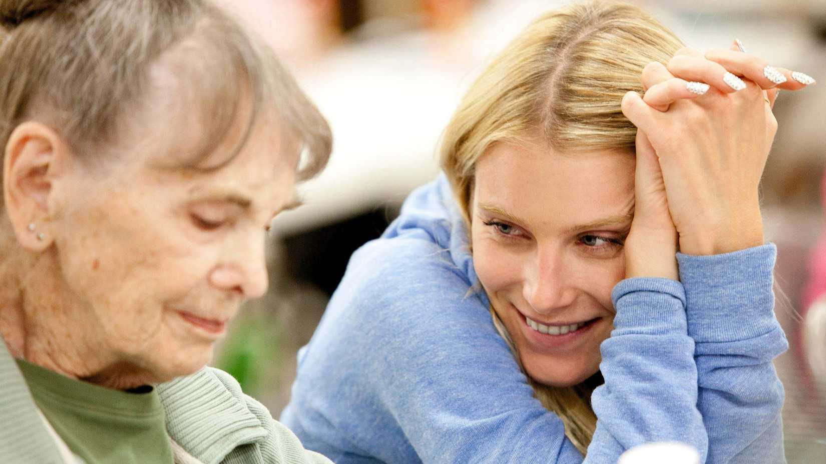 Sadie smiles at Jane in Starlet