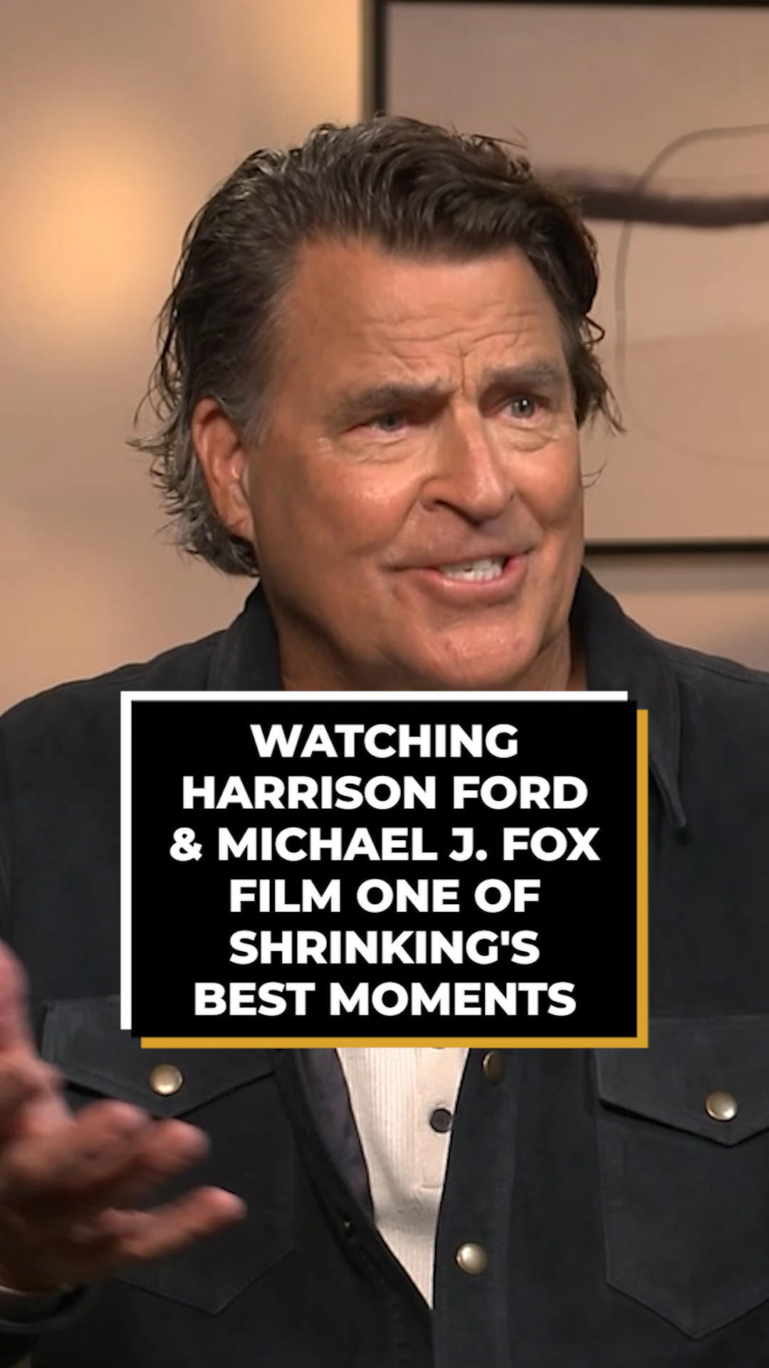 Ted McGinley Recalls Watching Harrison Ford & Michael J. Fox Film One Of Shrinking's Best Moments