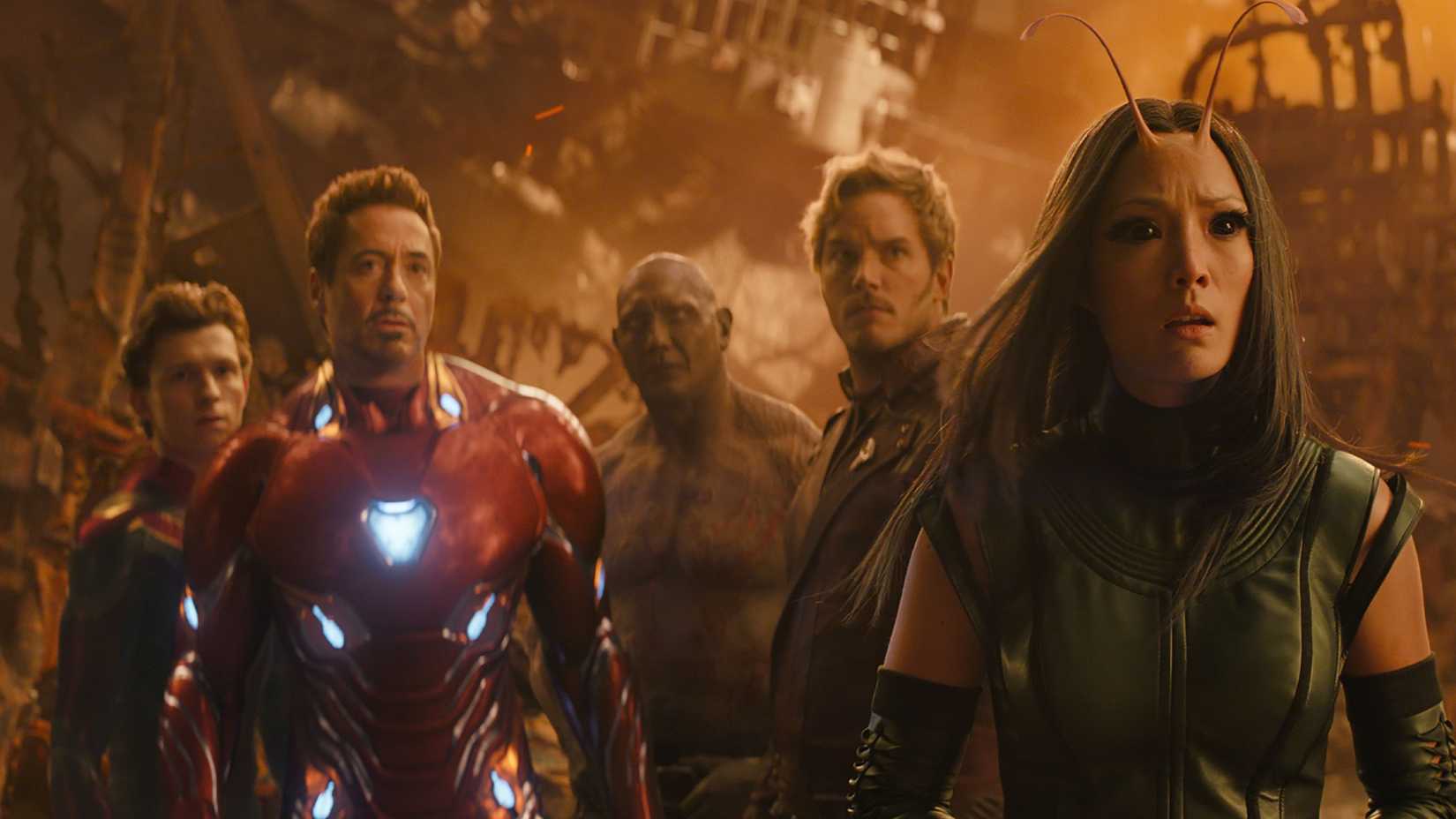 Die Avengers und die Guardians im Infinity War