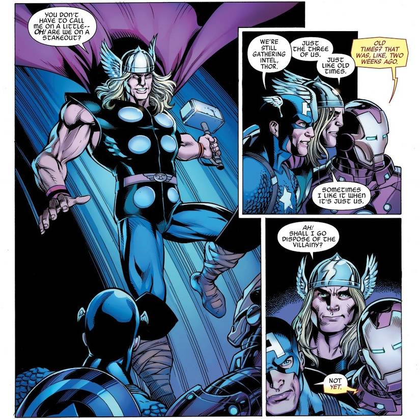 the avengers celebrate how they changed each other, especially captain america and iron man 2