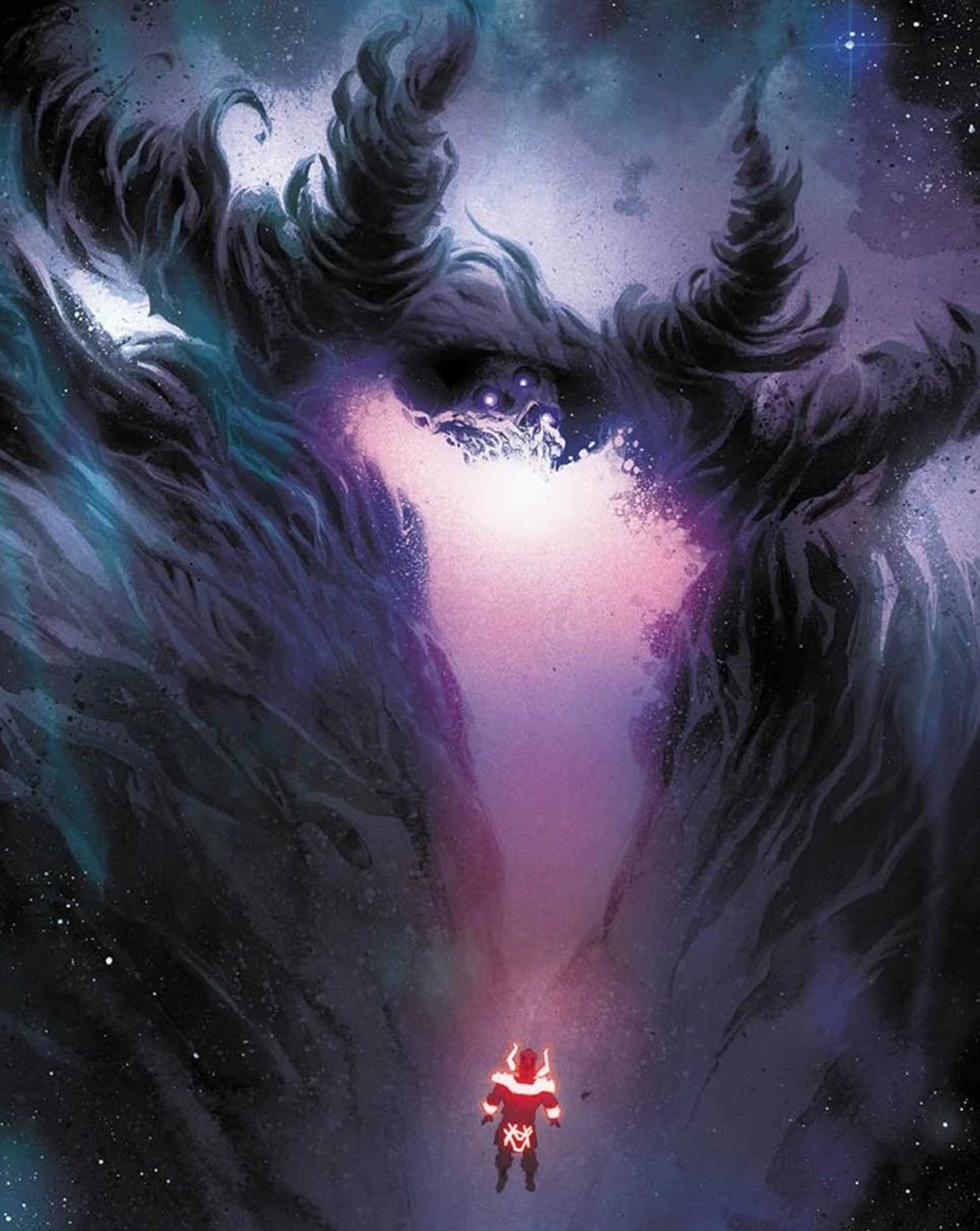 the black winter towers over galactus