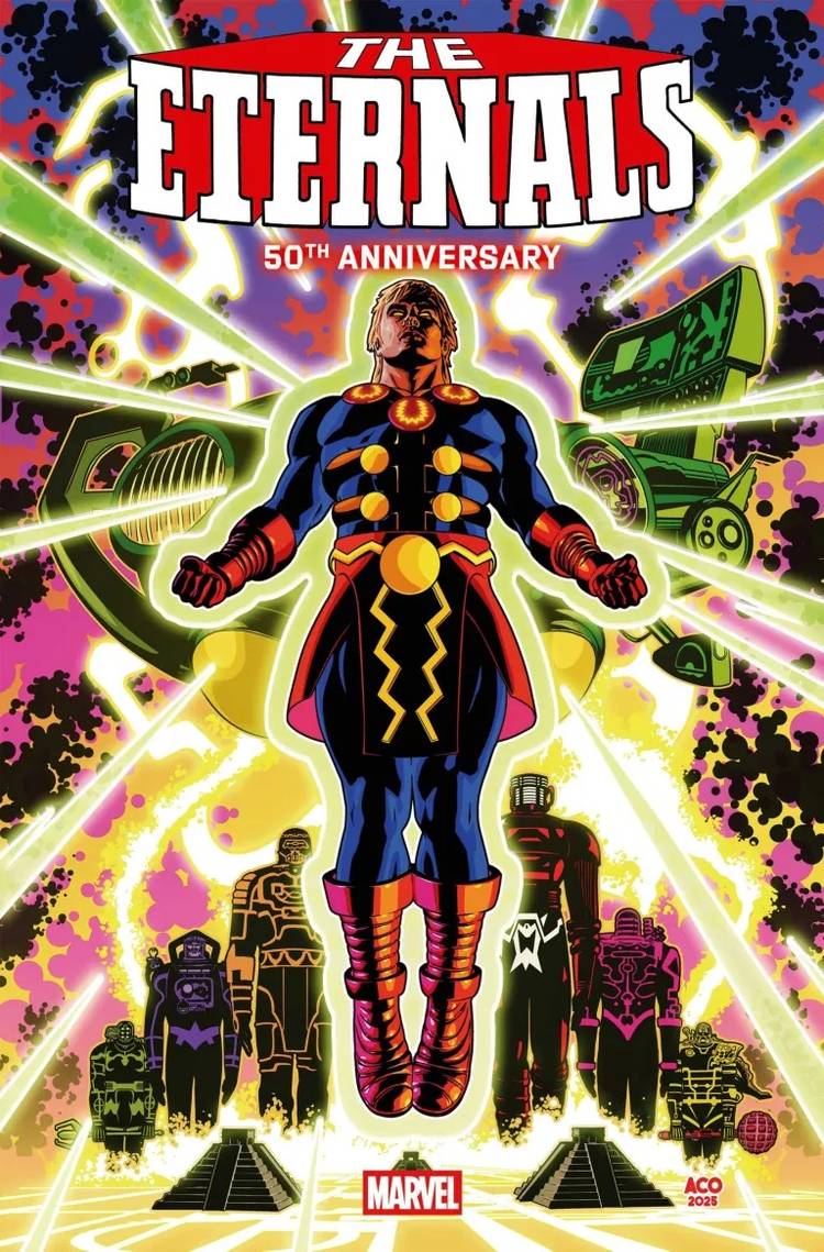 The Eternals 50th Anniversary cover by ACO