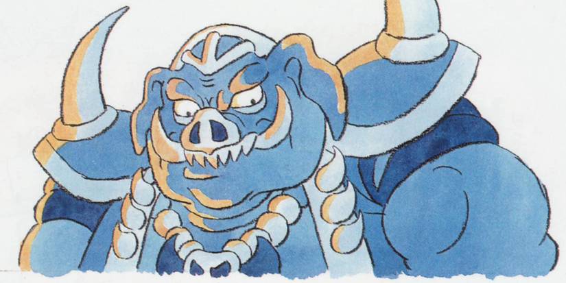 The Legend of Zelda Ganon concept art.