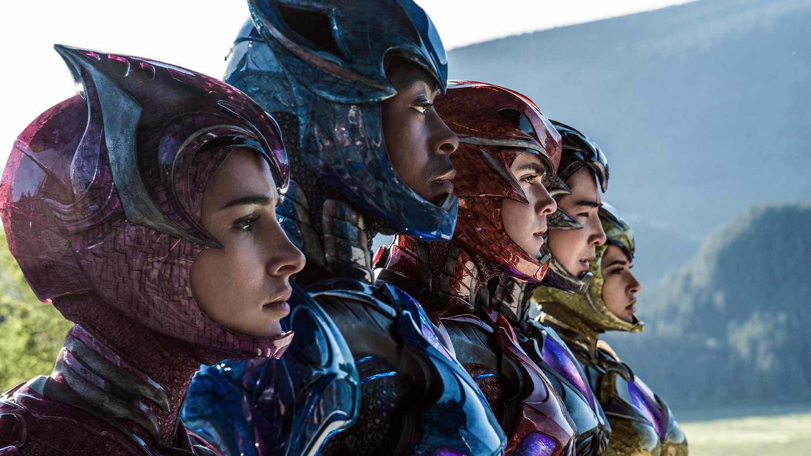 the mighty morphin power rangers in the 2017 movie