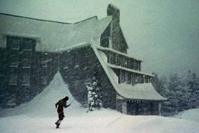 The Overlook Hotel in the snow in The Shining