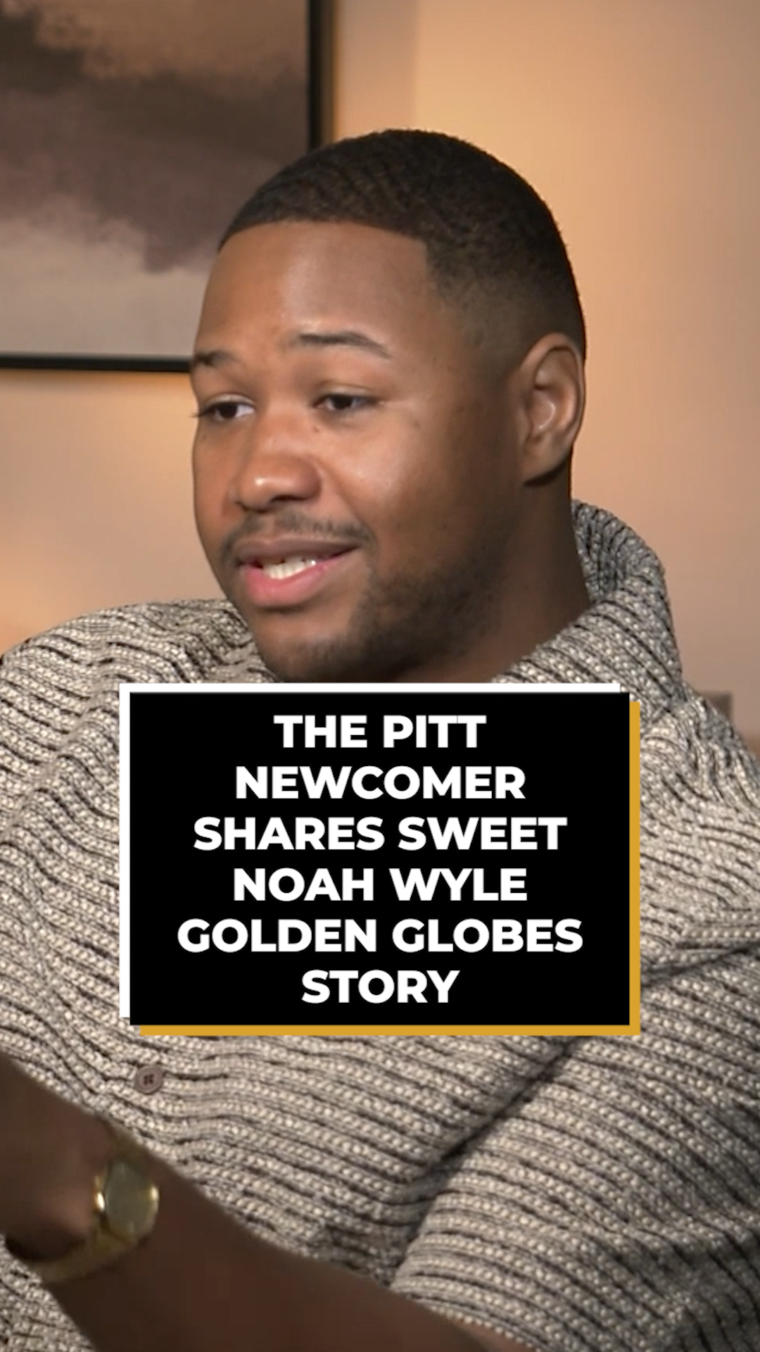 The Pitt Newcomer Luke Tennie Shares Sweet Noah Wyle Story Post-Golden Globes