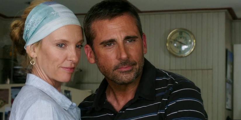 Toni Collette e Steve Carell em O Fim da Corrida
