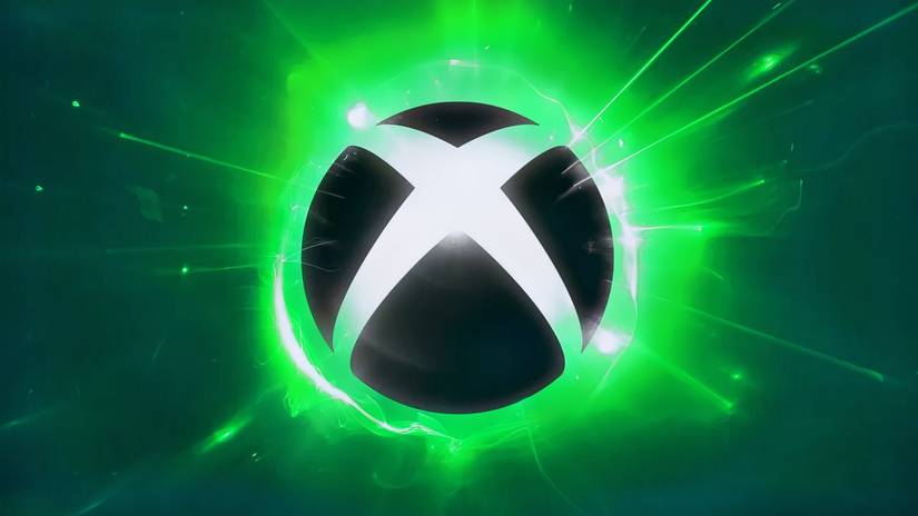 Xbox logo on green background