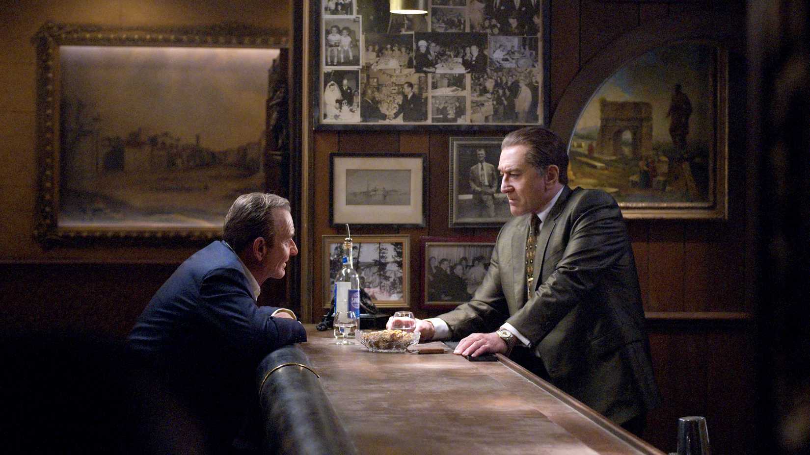 Cena de The Irishman com Robert De Niro e Joe Pesci