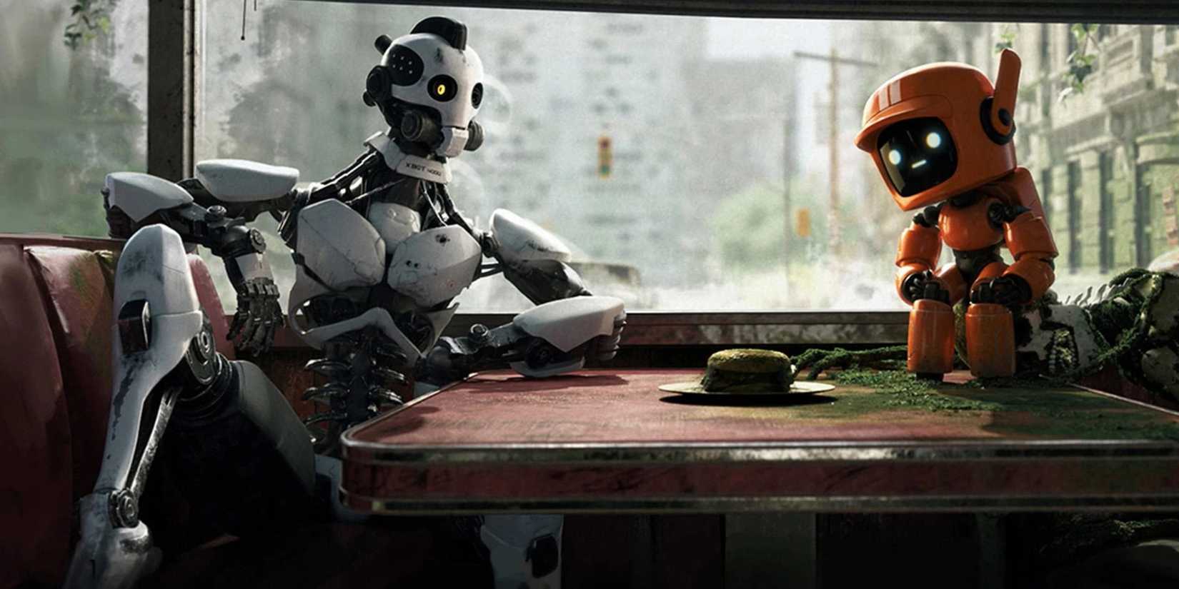 Dois robôs em Love, Death, & Robots