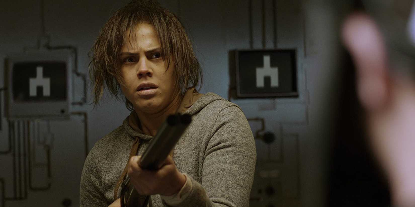 Victoria com uma espingarda em Black Mirror