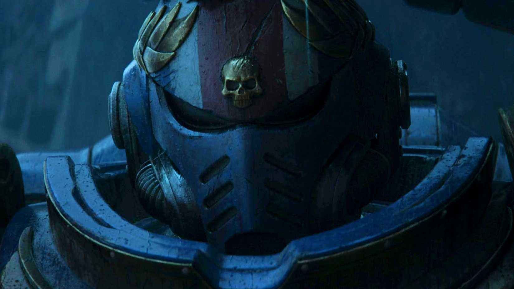 Capacete de Space Marine em Secret Level
