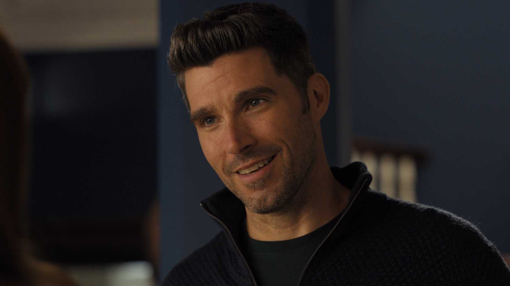 Will Russo smiles in Finding Her Edge season 1