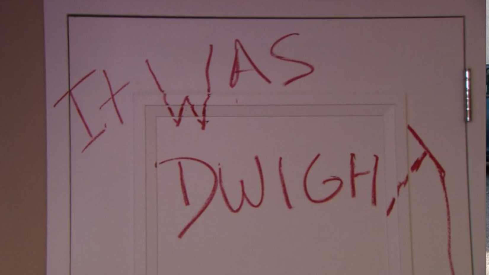 Write about Dwight on your office wall