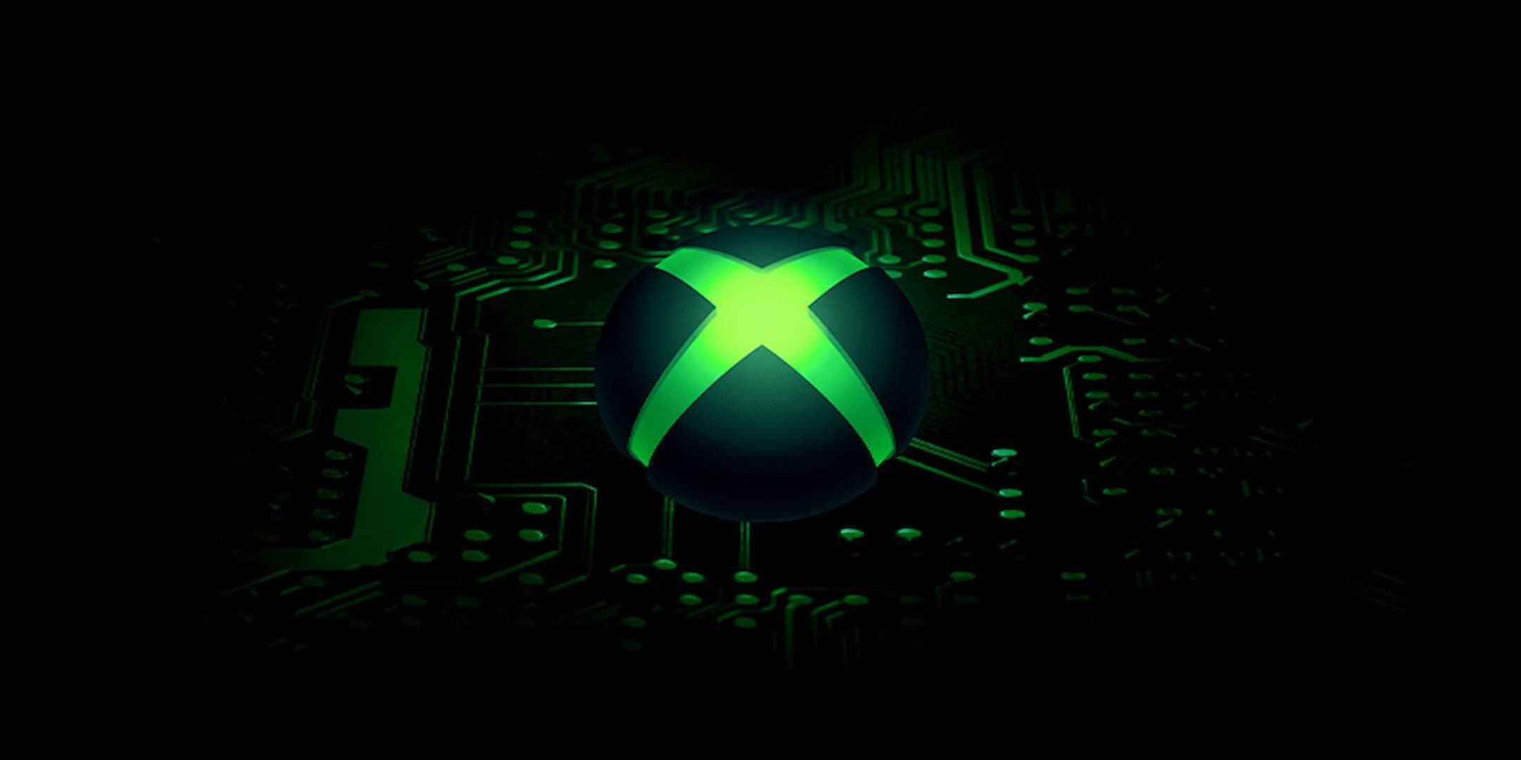 Xbox Circuit Logo Green