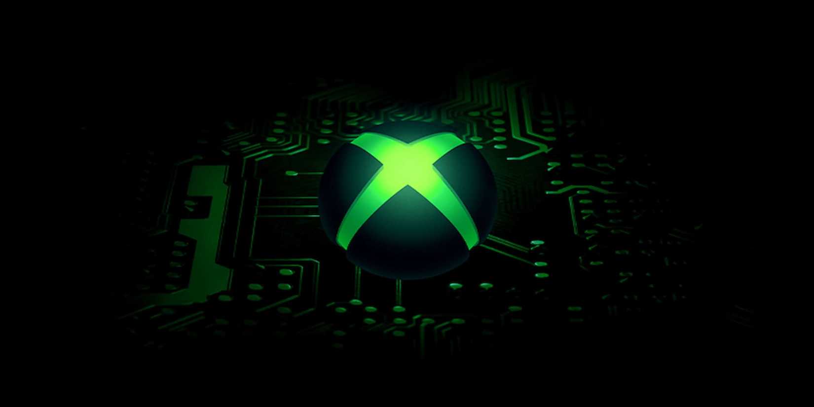 Xbox Circuit Logo Green