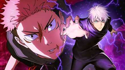 Yuji and Gojo from Jujutsu Kaisen