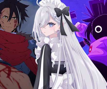 Юки из Shiboyugi перед Xylo из Sentenced to Be a Hero и Кая из Kaya Isn't Scary a