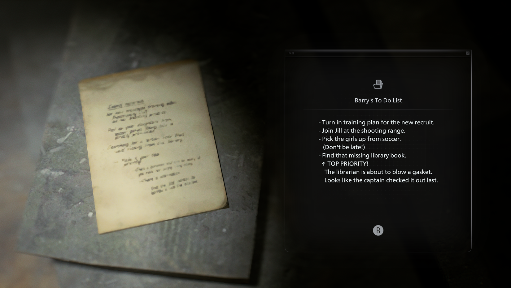 An image of Barry's To-Do List