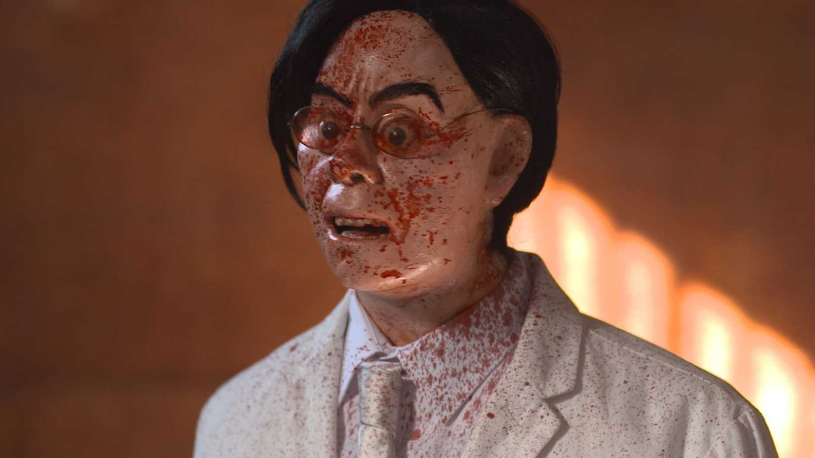 a bloody puppet from abruptio