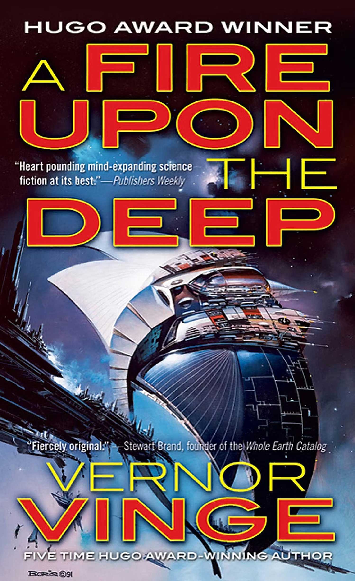 A Fire Upon the Deep book cover