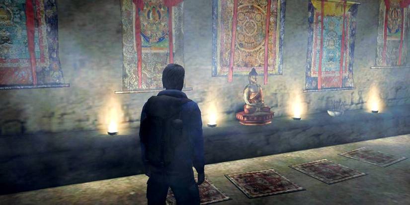 Eine Tempelebene vom Cursed Mountain