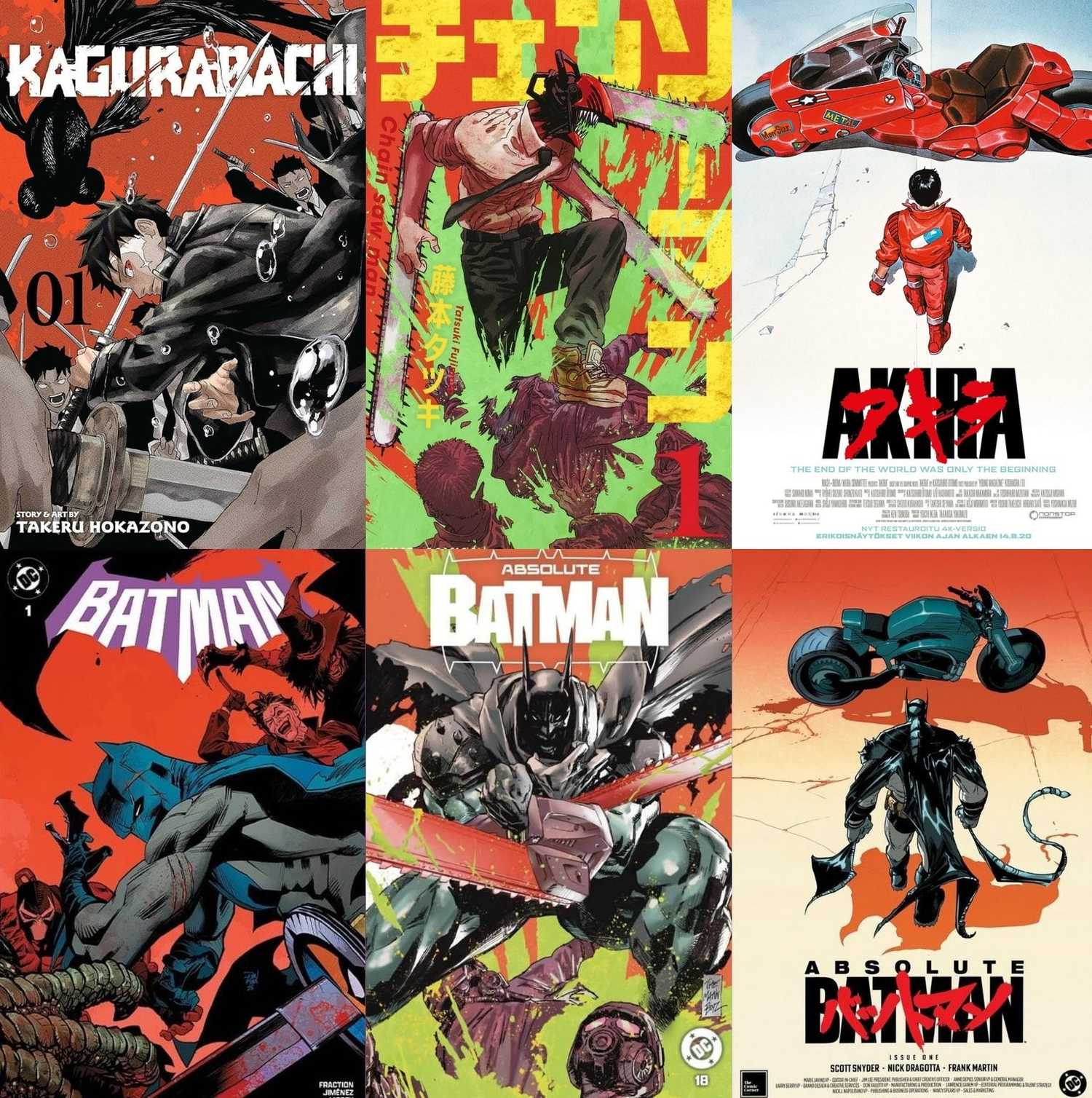 Absolute Batman and BAtman anime crossovers