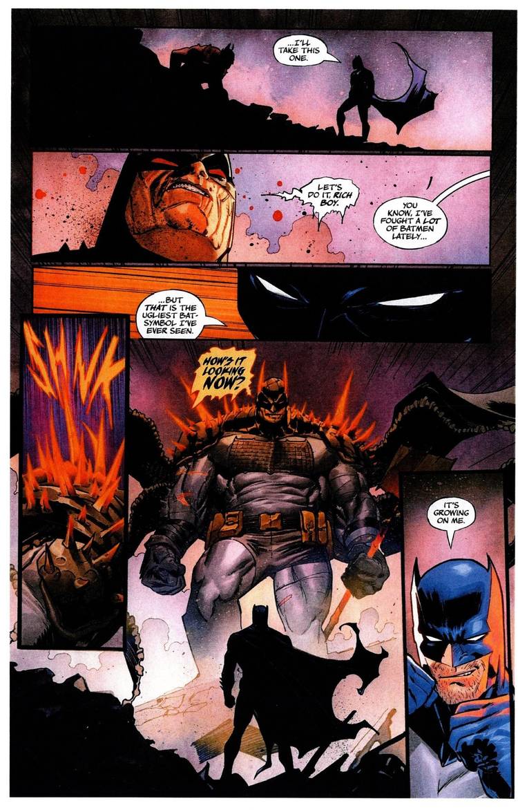 Absoluter Batman und Batman in DC Ko #4