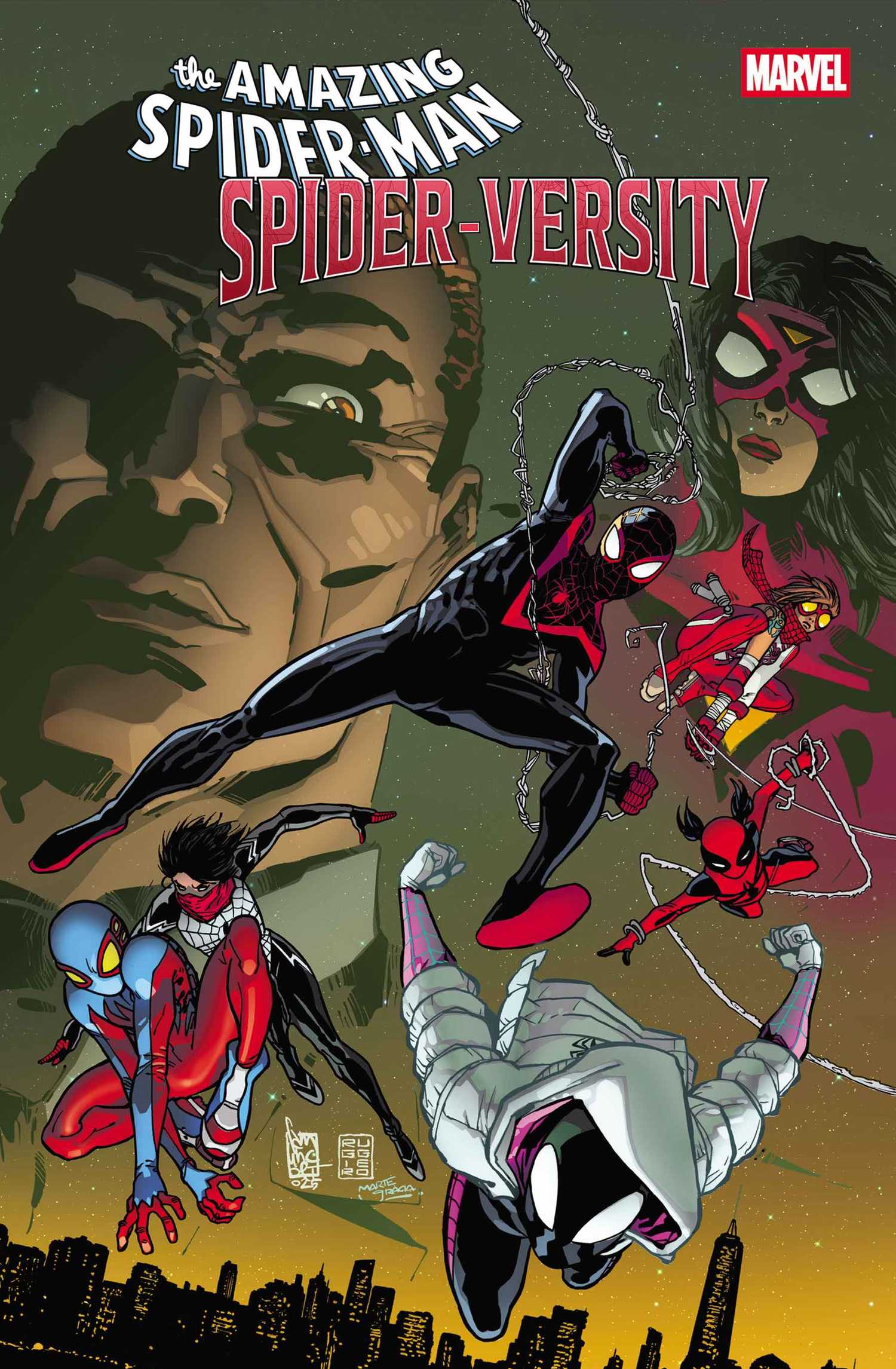 Fantastisches Spider-Man-Spider-Versity-Cover mit Spider-Woman und Norman Osborn