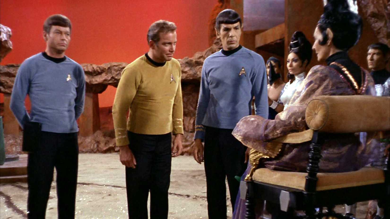 Amok Time Kirk Spock McCoy T'Pau T'Pring