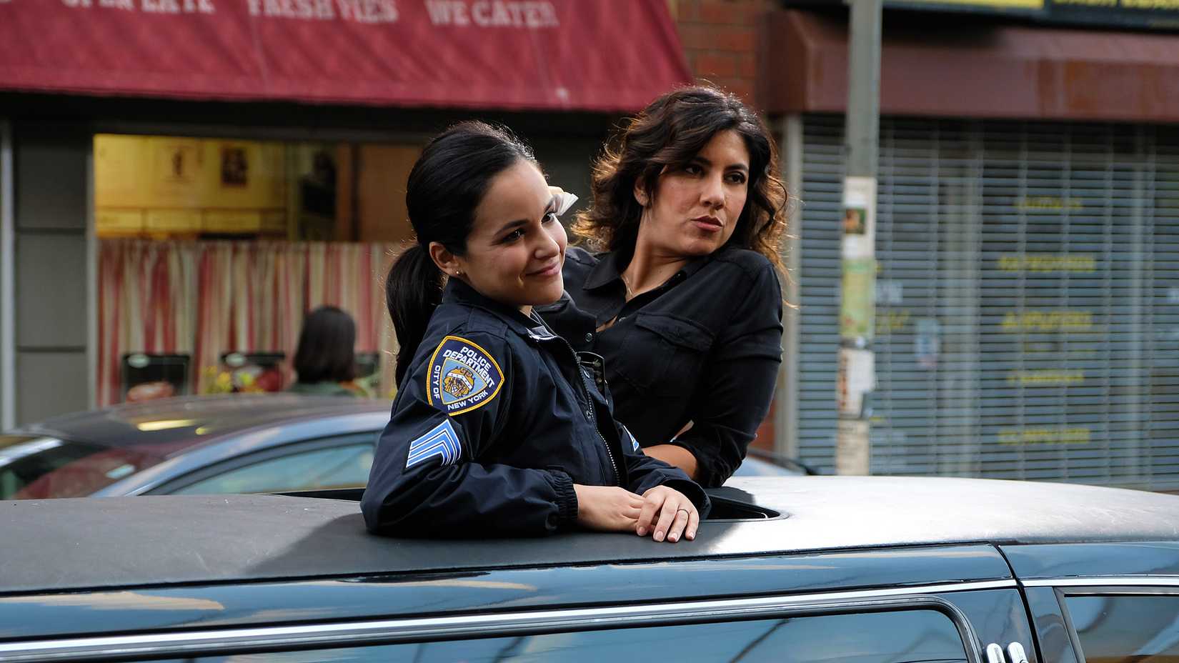 Amy Santiago e Rosa Diaz em Brooklyn Nine-Nine