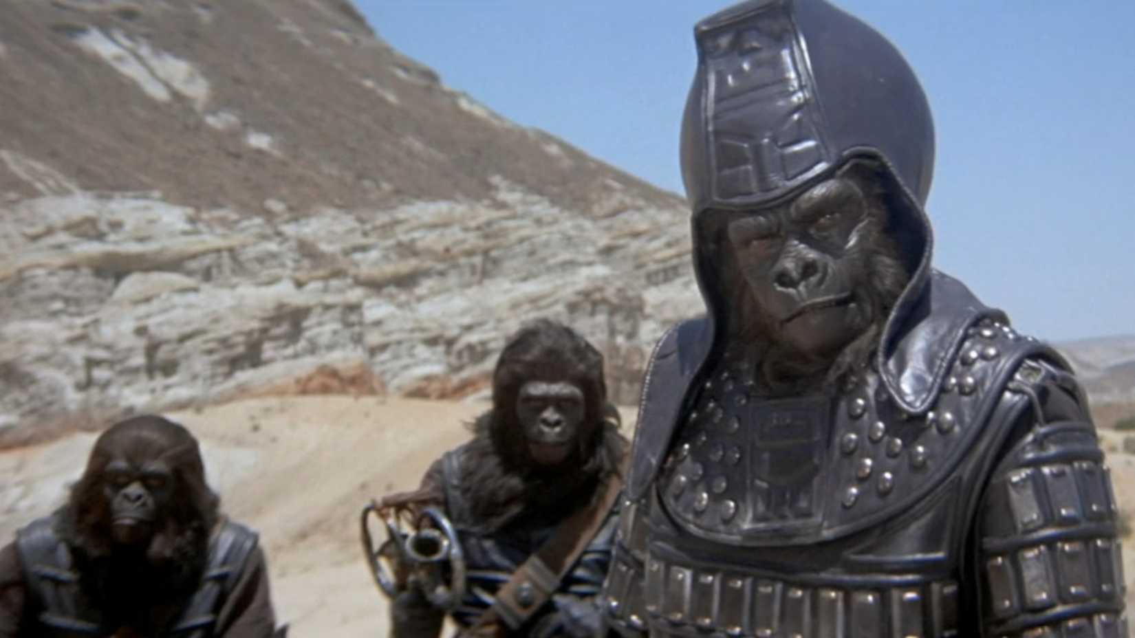 Villianious apes in the Planet of the Apes original series
