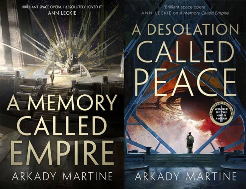 Arkady Martine Buchcover, Desolation und Memory