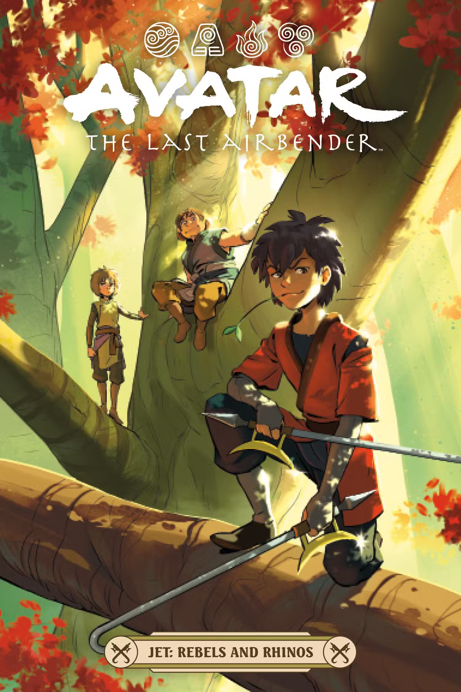 Capa do quadrinho Avatar The Last Airbender - Jet Rebels and Rhinos
