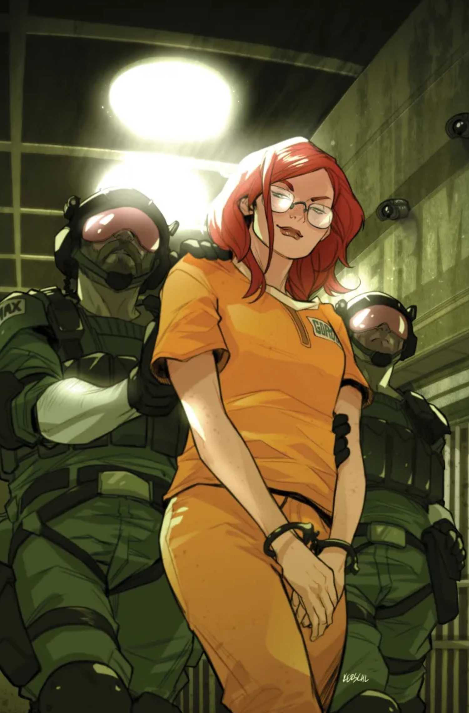 Batman Is Officially Losing the Batcave in DC Lore 2 batgirl barbara gordon breakout #1 cover, showing babs in prison orange
