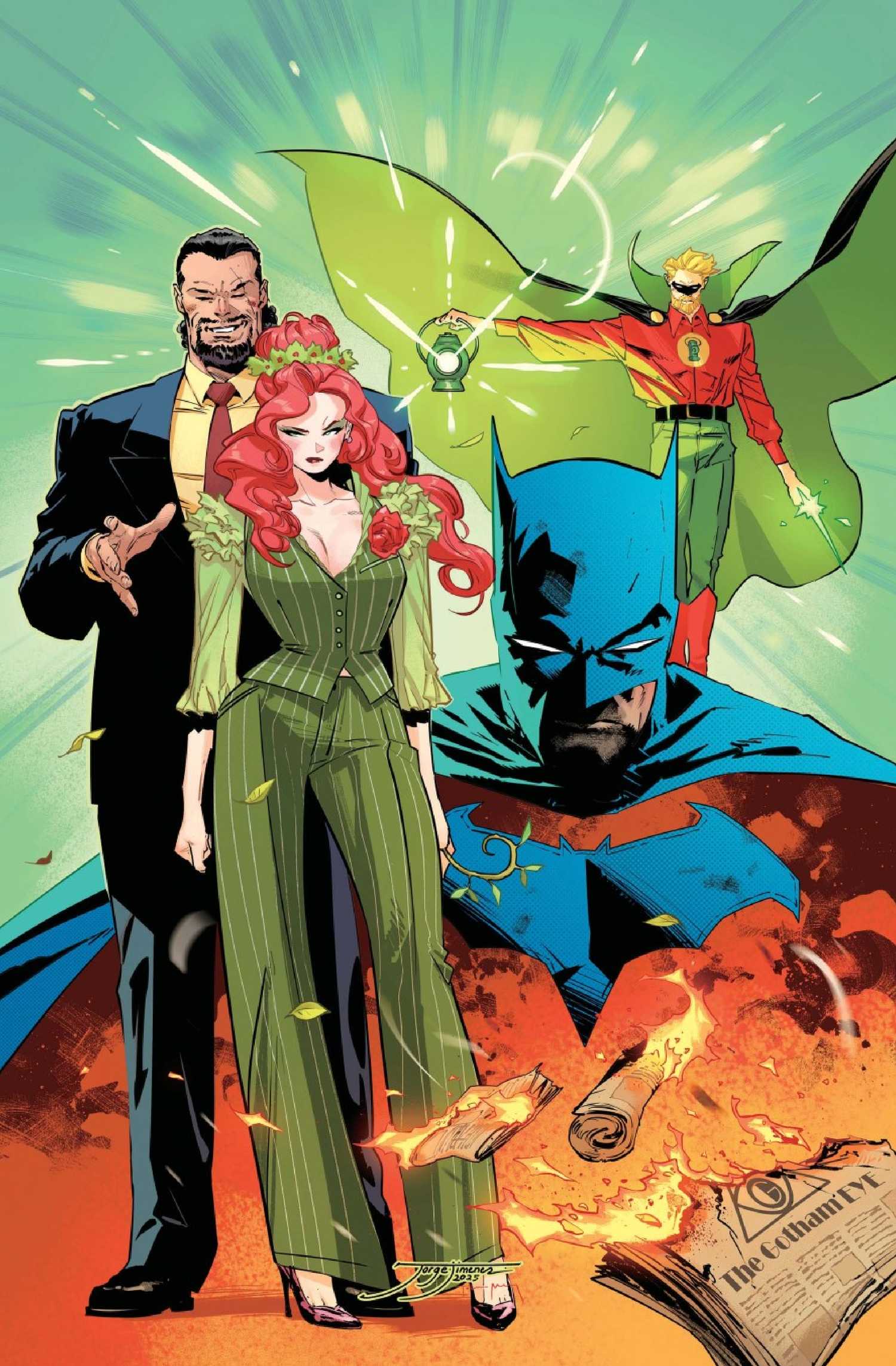 Batman Is Officially Losing the Batcave in DC Lore 1 Batman #8 COVER SHOWING POISON IVY AND GREEN LANTERN-1
