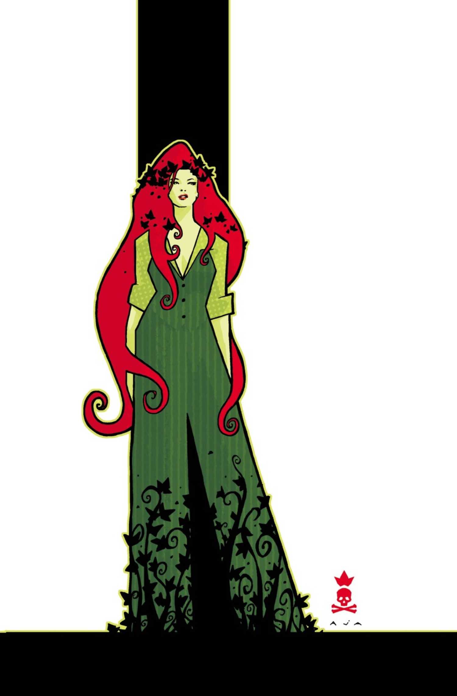 Batman #8 VARIANT COVER SHOWING POISON IVY, DRAWN BY DAVID AJA