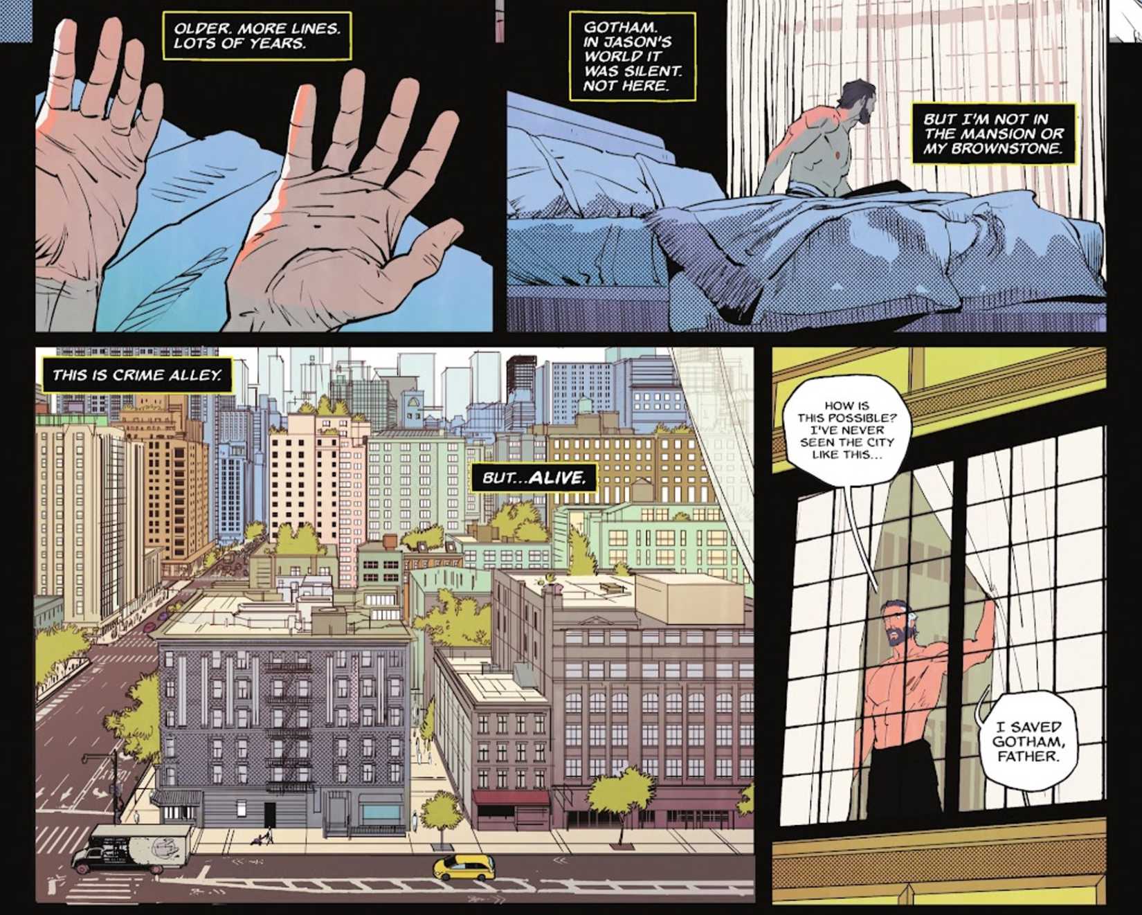 batman discovers damian saved gotham