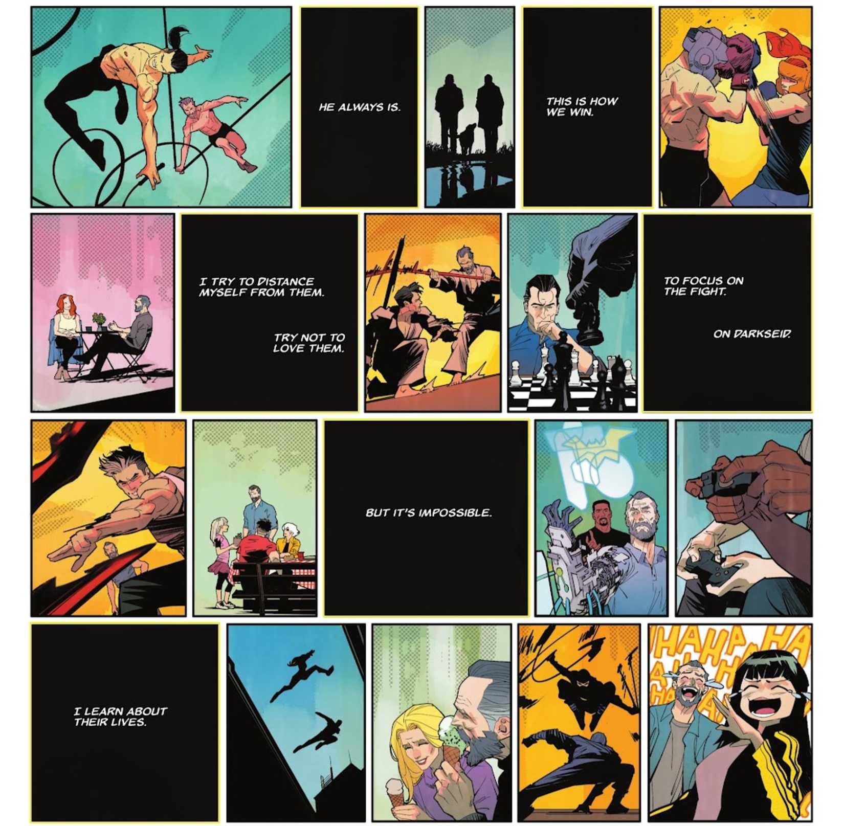 Batman untersucht eine Welt, in der er gewonnen hat