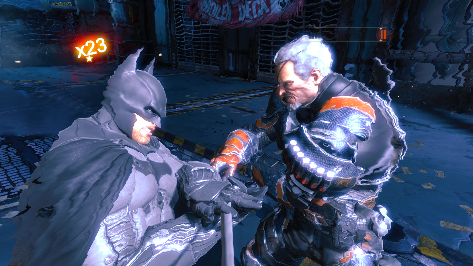 batman arkham origins deathstroke boss fight counter