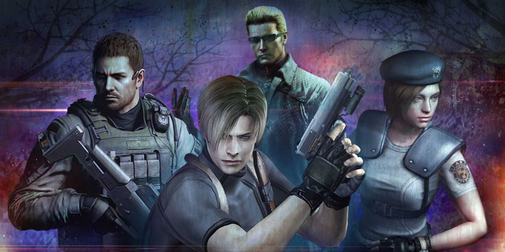 Resident Evil character art in Smash Bros.
