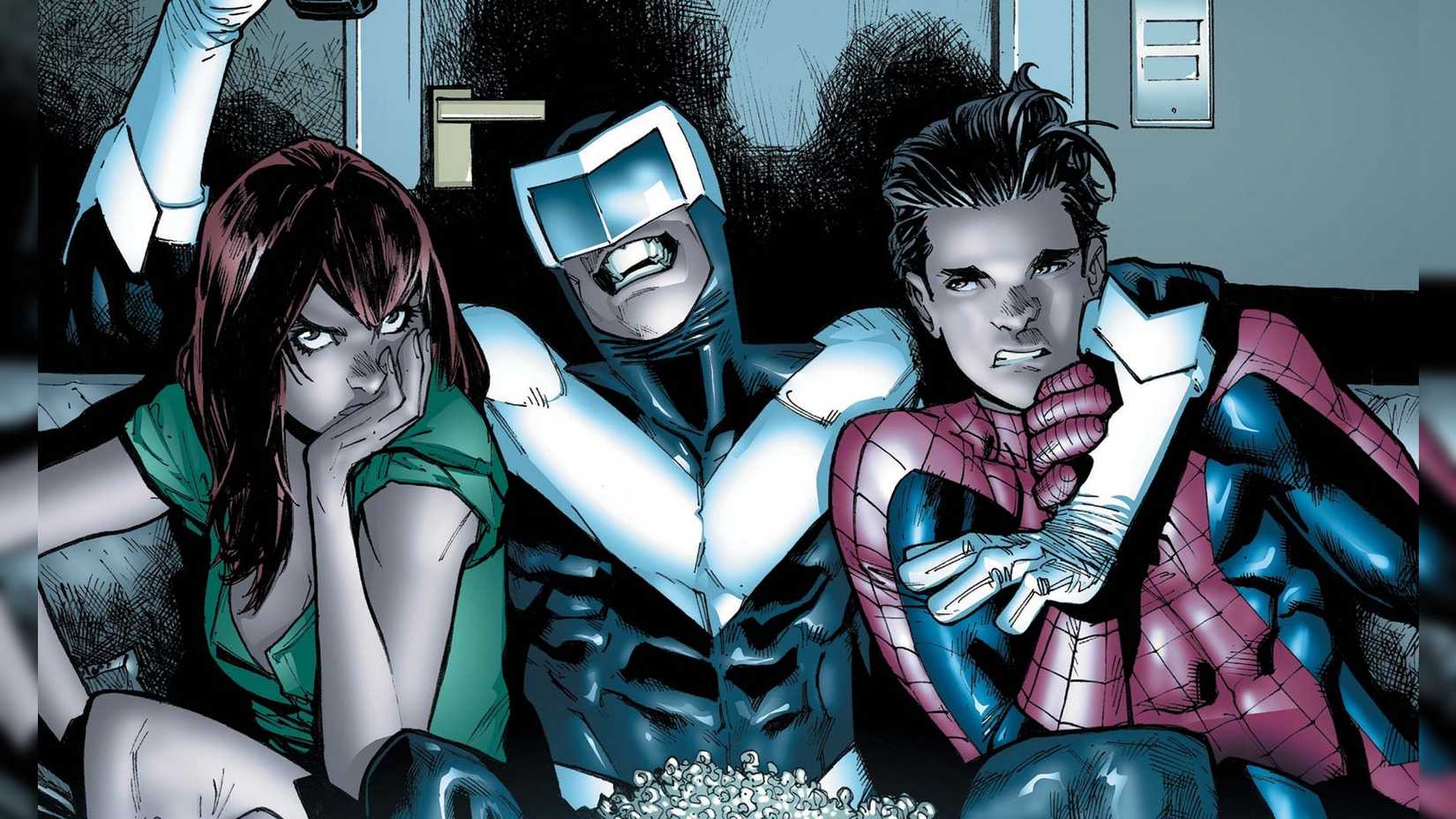 Boomerang, Mary Jane, and Spider-Man in Marvel Comics