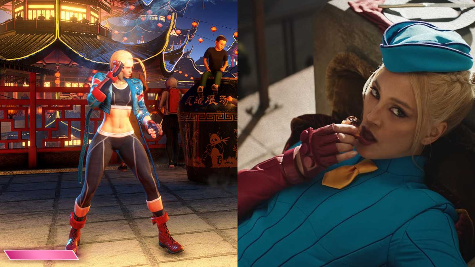 Cammy no trailer do filme Street Fighter