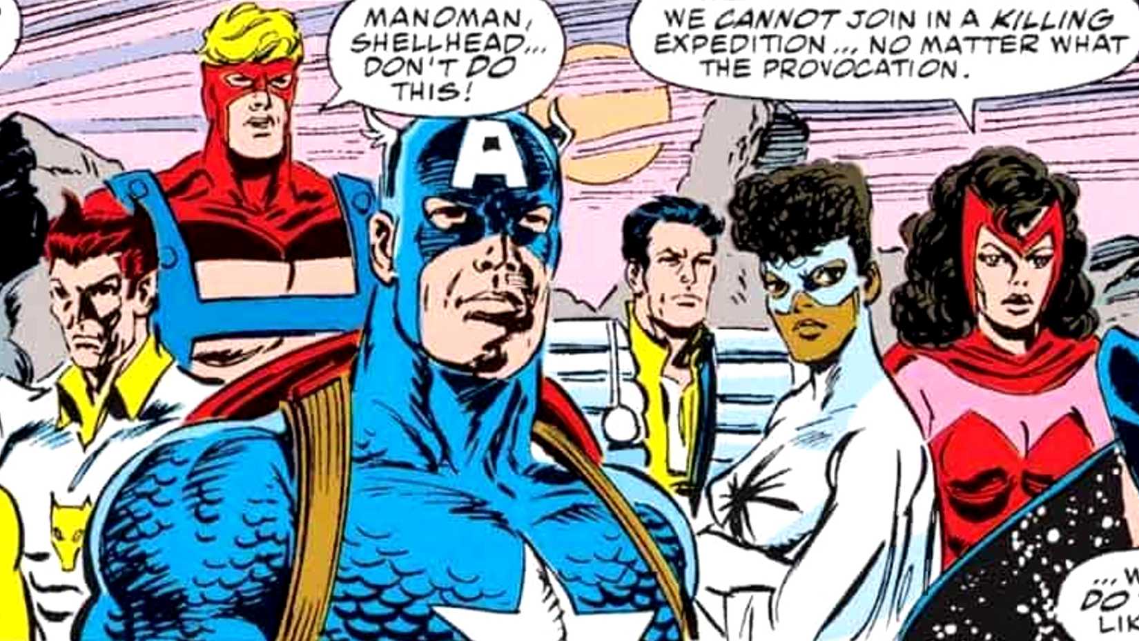 Captain America führt die Avengers in Marvels Operation Galactic Storm an