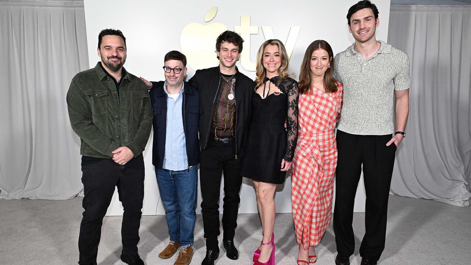 Cast of Maximum Pleasure Guaranteed at Apple TV Press Day