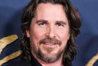 Christian Bale at the premiere of My Pale Blue Eyes