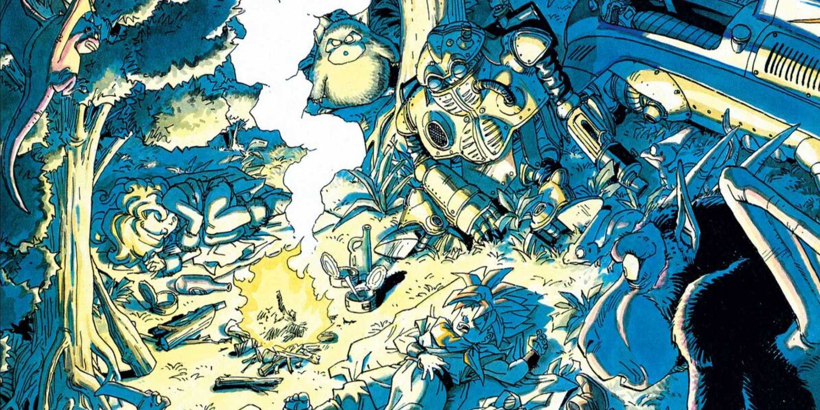 Chrono Trigger original guide book art