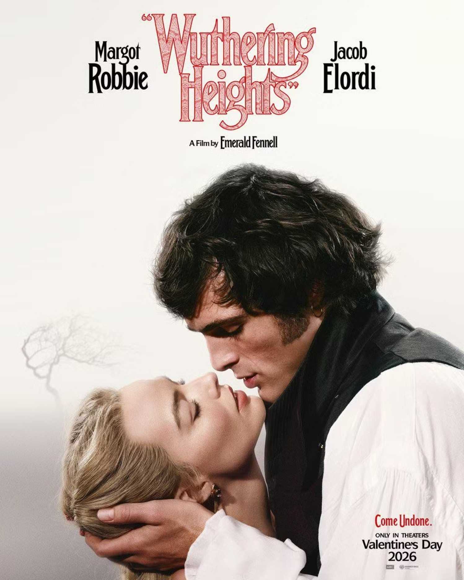 Klassisches Poster im Hollywood-Stil für die Wuthering Heights-Adaption 2026